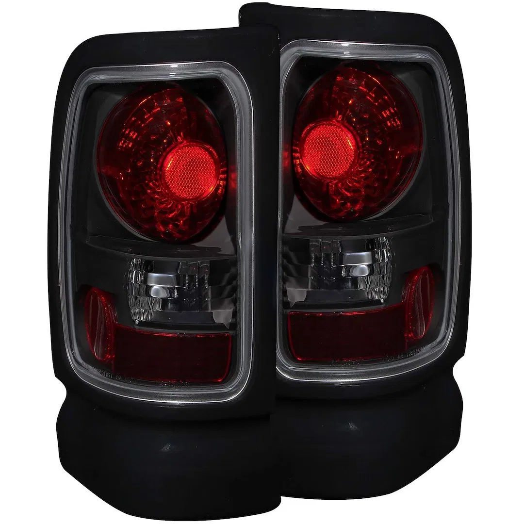 211170 – ANZO Tail Light Assembly, Uses Stock Bulbs Dark Smoke Lens Chrome Housing Set of 2